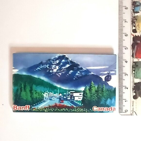 Banff Canada Mountains Landscape Fridge Magnet Souvenir - Picture 3 of 3